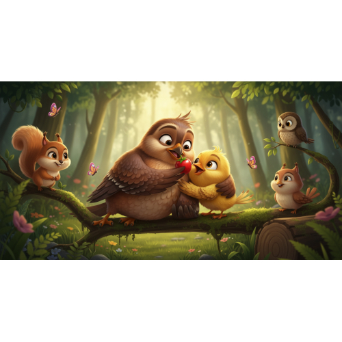 Câu chuyện: Chim non khôn ngoan